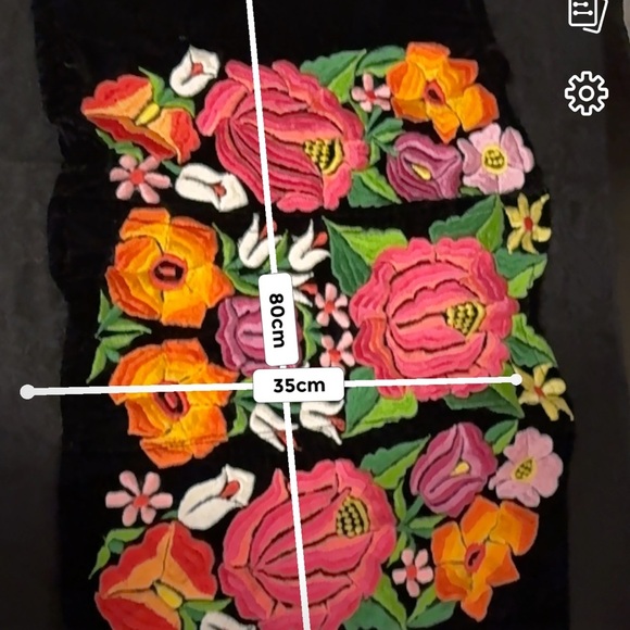 Black Velvet Bustier Corset Top Strapless Floral Lace Embroidery  Curvy hem 1 Sz - Picture 10 of 12